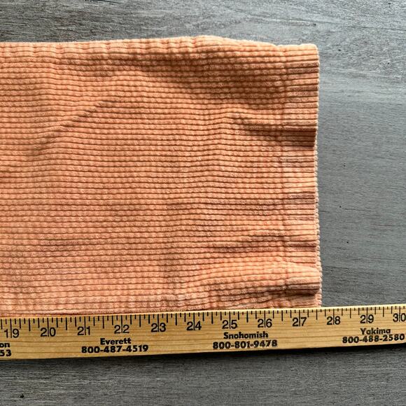Levi's Math Club Flare Corduroy Women's Trousers Premium 26 Peach Orange - Picture 14 of 16